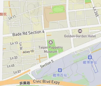 Mapa lokality Bábkarské umelecké centrum v Taipei