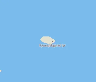 Mapa lokality Maják Kjeungskjær