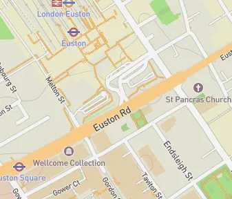 Mapa lokality The Euston Tap