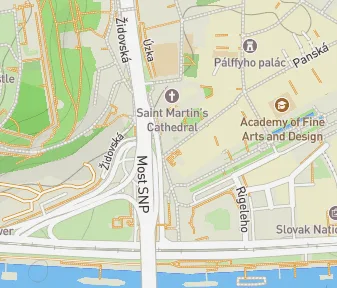 Mapa lokality Pamätník neologickej synagógy