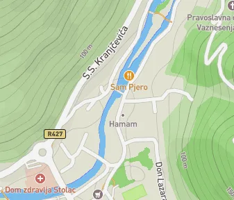 Mapa lokality Mešita Čaršija