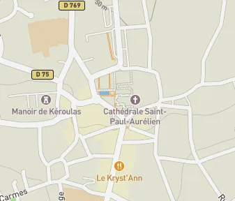 Mapa lokality Police noci