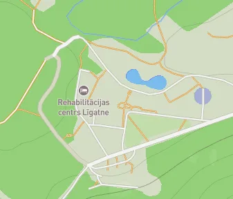 Mapa lokality Tajný sovietsky bunker Ligatne