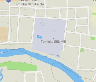 Mapa lokality Mlyn na hodváb Tomioka