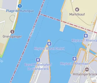 Mapa lokality Dreiländereck