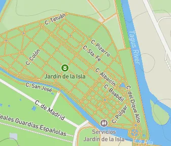 Mapa lokality Voliéra záhrady ostrova