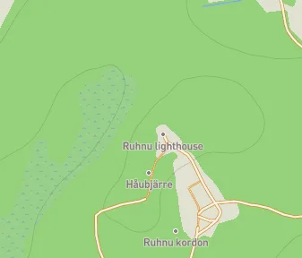Mapa lokality Maják Ruhnu