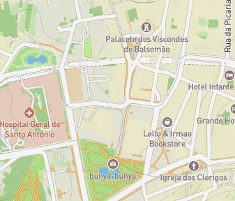 Mapa lokality Kostoly Carmo a Carmelitas