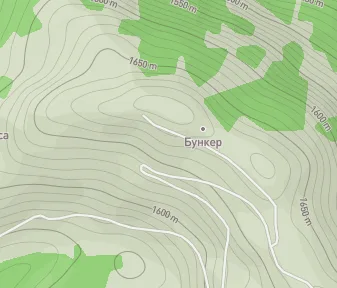 Mapa lokality Mauzóleum Petra II. Petrovića-Njegoša