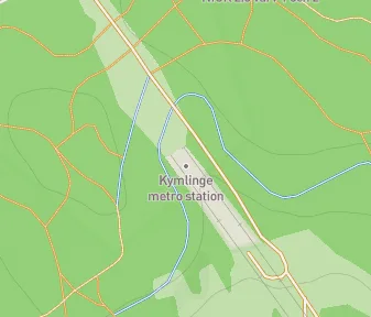 Mapa lokality Kymlinge: Stanca metra
