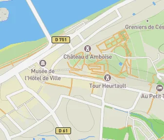 Mapa lokality Hrob Leonarda da Vinciho