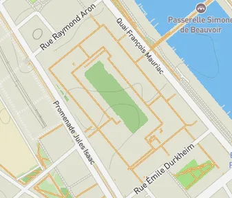 Mapa lokality Francúzska národná knižnica