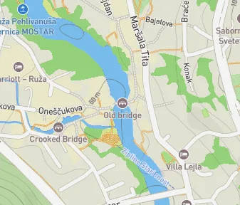 Mapa lokality Starý most