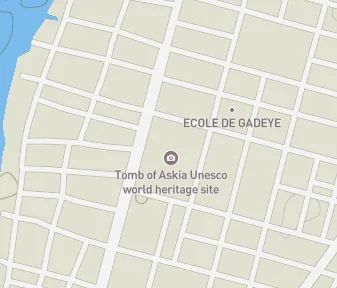 Mapa lokality Hrobka Askia