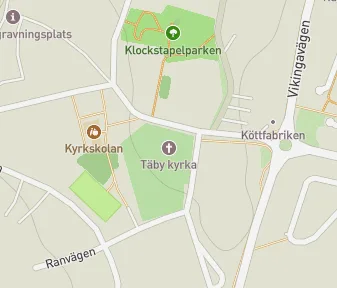 Mapa lokality Täby kyrka