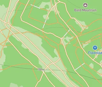 Mapa lokality Lysá hora
