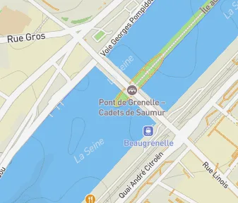 Mapa lokality Socha slobody, Pont de Grenelle
