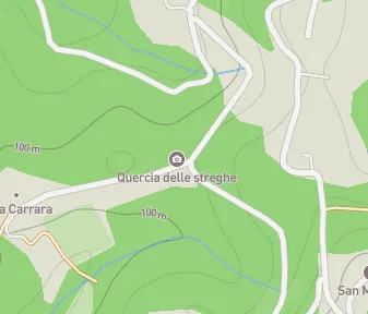 Mapa lokality Dub čarodejníc