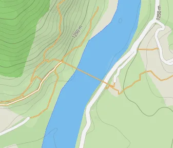 Mapa lokality Visutý most Punakha