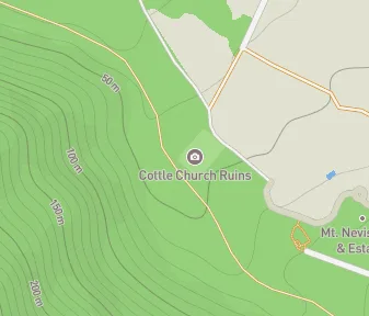 Mapa lokality Kostol Cottle Church