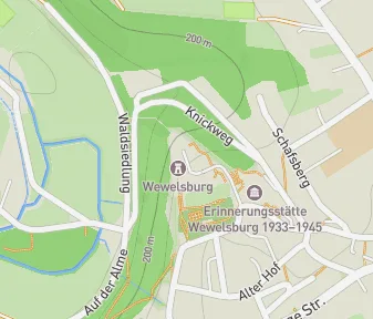 Mapa lokality Hrad Wewelsburg
