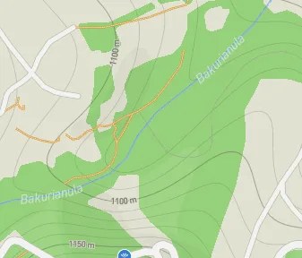 Mapa lokality Eiffelov most cez rieku Tsemistskali