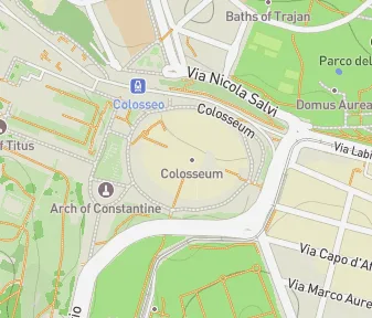 Mapa lokality Koloseum