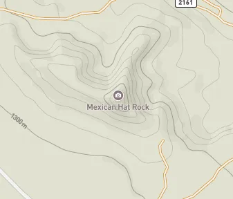 Mapa lokality Mexický klobúk