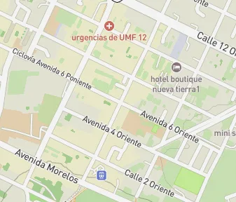 Mapa lokality Veľká pyramída v Cholule