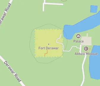 Mapa lokality Pevnosť Derawar