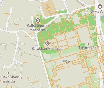 Mapa lokality Barak-khan Madrasah