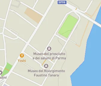 Mapa lokality Múzeum Prosciutto di Parma