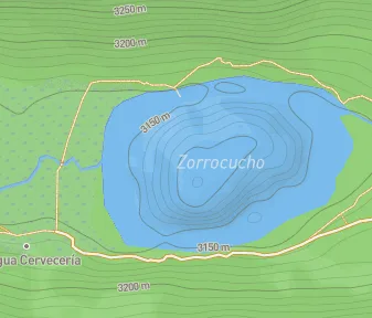 Mapa lokality Lagúna Llaviucu