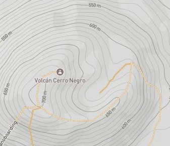 Mapa lokality Cerro Negro