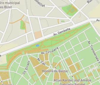 Mapa lokality Obete revolúcie