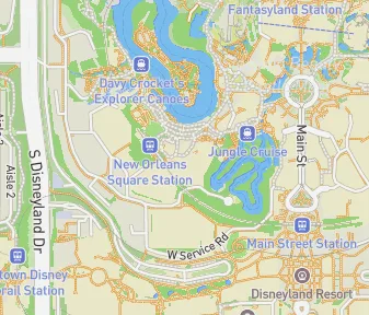 Mapa lokality Club 33