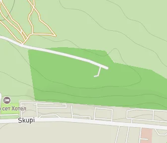 Mapa lokality Budova hydrometeorologickej služby v Skopje
