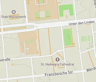Mapa lokality Bebelplatz