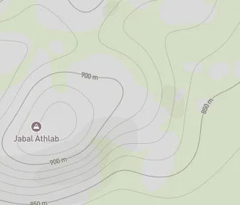Mapa lokality Jabal Ithlib