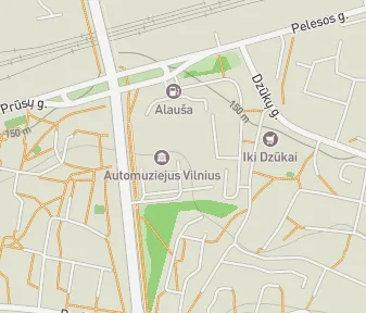 Mapa lokality Automúzeum Vilnius