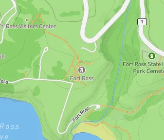 Mapa lokality Pevnosť Ross