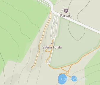 Mapa lokality Soľná baňa Turda