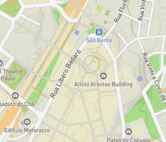 Mapa lokality Mrakodrap Martinelli
