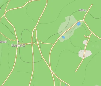 Mapa lokality Raschpëtzer Qanat