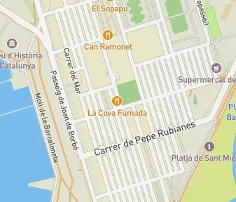 Mapa lokality La Cova Fumada