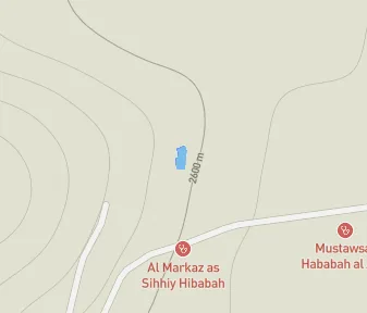 Mapa lokality Cisterna na vodu Hababah