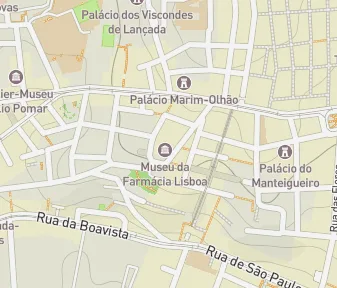 Mapa lokality Museu da Farmácia