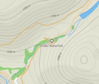 Mapa lokality Vodopád na povel