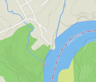 Mapa lokality Vodopády Agbokim