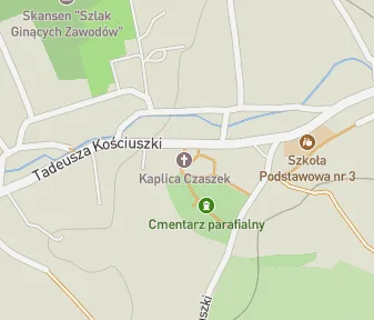 Mapa lokality Kaplica Czaszek: Kaplnka lebiek